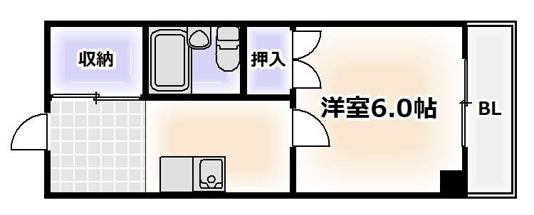 コーポあびこの間取り