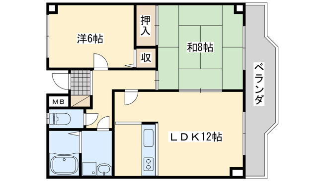 【間取り】 | プレジールYOSHIDA