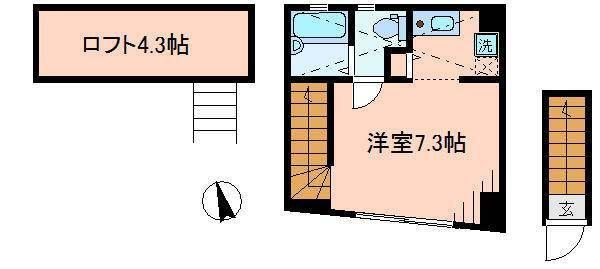 バーミープレイス上北沢Ⅱの間取り