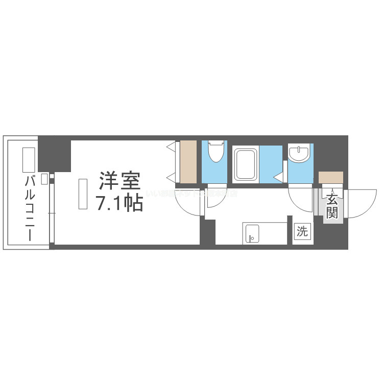 レオンヴァリエ大阪ベイシティの間取り