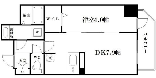 LC堀江公園の間取り