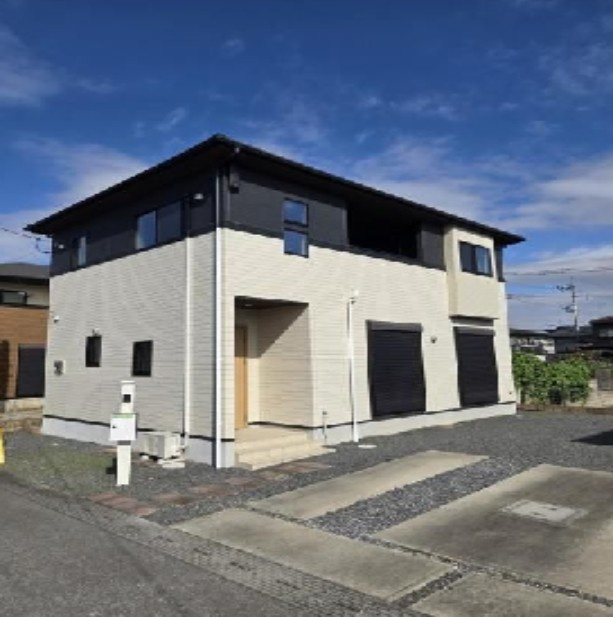栃木市沼和田町　中古戸建　敷地56.44坪の外観パース