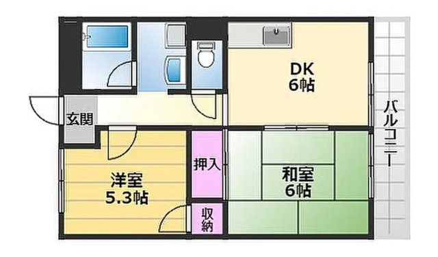 コレクション堺東『満室稼働中』『土地104坪！』の間取り