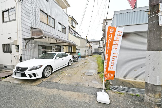 リーブルガーデン若王寺2丁目新築一戸建て│2SLDK＋駐車1台可の前面道路含む現地写真|前面道路は南側4.0ｍ私道です。