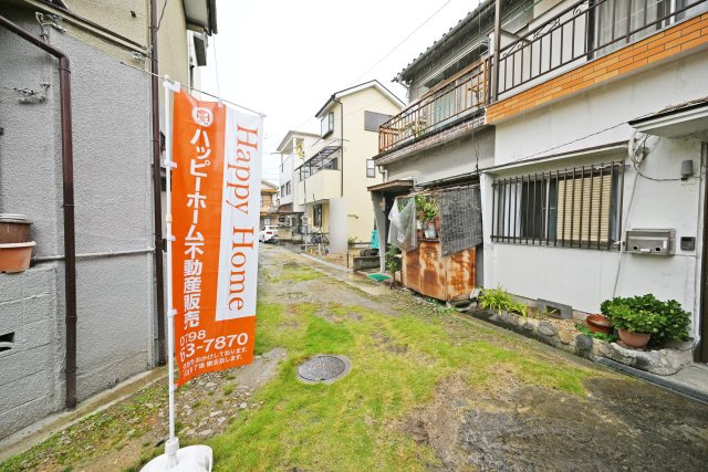 リーブルガーデン若王寺2丁目新築一戸建て│2SLDK＋駐車1台可の前面道路含む現地写真|前面道路は南側4.0ｍ私道です。
