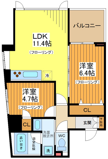 【間取り】 | ユーストリア駒沢