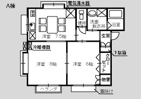 マイライフ三和Aの間取り