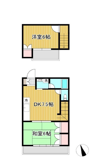 松英ハイツの間取り