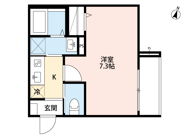 rh八潮(アールエイチヤシオ)仲介手数料（賃料の1.10ヵ月）の50％OFF対象物件！の間取り