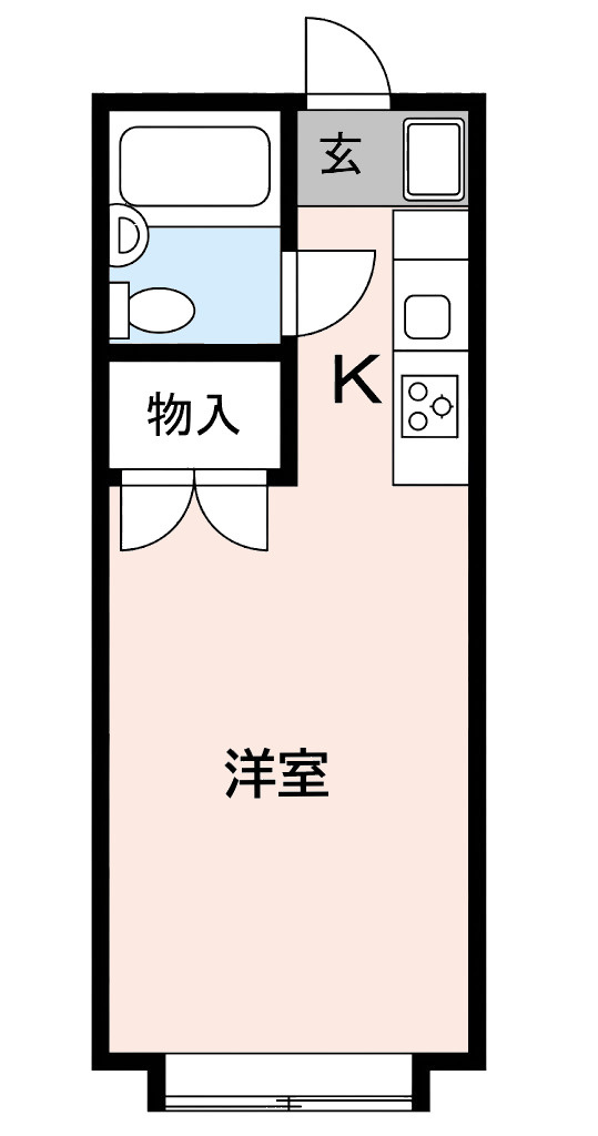 コーポアイリス　　刈谷市近郊の賃貸ならクラスホーム刈谷店の間取り