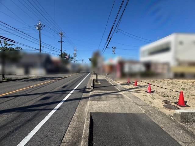 守山区大森5丁目土地の前面道路含む現地写真