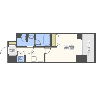 KDXレジデンス難波南の間取り