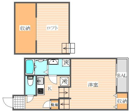 MUKAVA吉塚(ムカヴァ吉塚)の間取り|使いやすい間取りです。