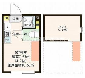 ハーモニーテラス久我山Ⅱの間取り