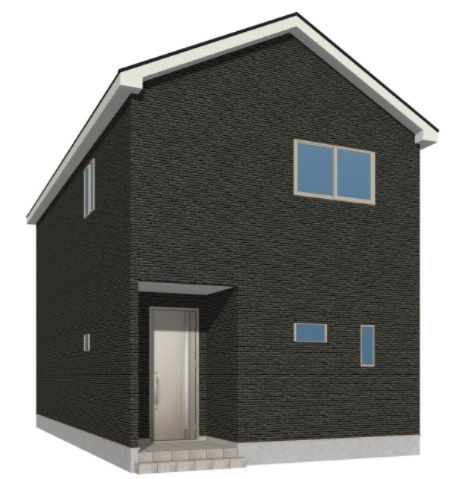 【新築戸建て】秋田市将軍野南　第5の外観パース|※完成イメージです。