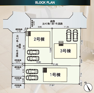 【新築戸建て】秋田市将軍野南　第5の区画図