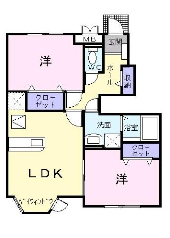 グラディートⅠの間取り