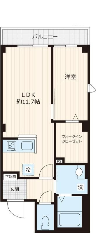 フォレスト　ベベの間取り|間取りです。