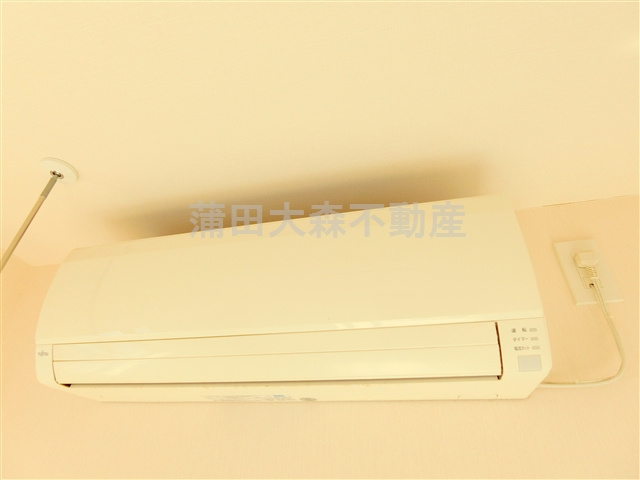 プレール・ドゥーク大森Ⅱの設備|エアコン　室内物干し金具！