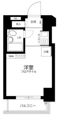 グローリア初穂武蔵境の間取り