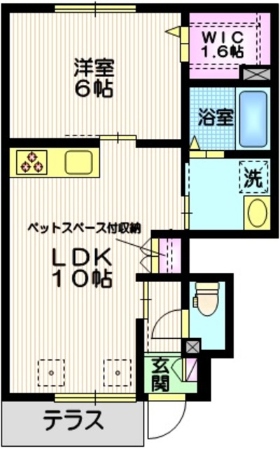 ＰａｒｕＭｏ　Ⅱ（パルモツー）の間取り|間取り図