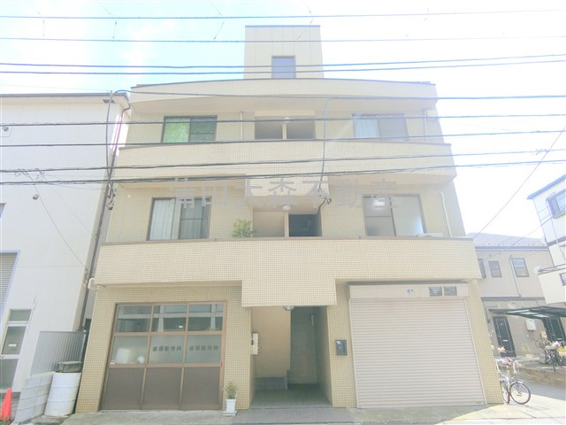 田中ビルディングの外観|1990年6月築　鉄骨造地上3階建て総戸数4戸の賃貸マンション
京急空港線大鳥居駅最寄り徒歩9分の東京都大田区東糀谷1丁目　