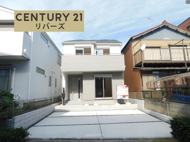 名古屋市港区名四町の新築一戸建の外観|☆限定１棟☆　　いつでも見学出来ます♪（お問合せ当日、平日、水曜、夜間でもＯＫ）　南北両面道路！　駐車並列２台ＯＫ！　二方向にひらかれたか明るい住まい♪　小学校徒歩３分♪　