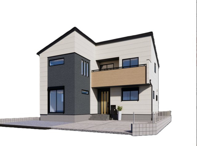 【外観パース】 | 北本市本町４丁目　新築戸建　全8棟　4号棟 | 4号棟