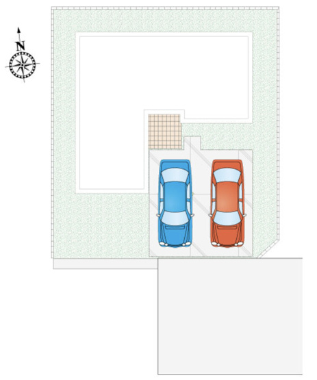 【区画図】 | 北本市本町４丁目　新築戸建　全8棟　4号棟