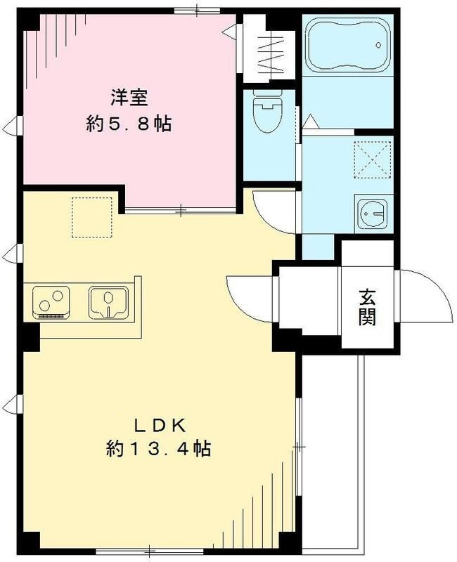 ラシーネの間取り|間取りです。