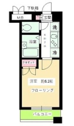 ガラ・シティ南麻布の間取り|間取りです。