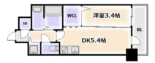 【間取り】 | エステムコート難波WEST-SIDⅨレデント