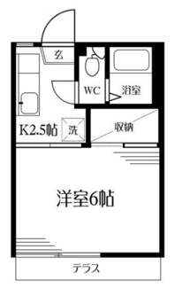 【間取り】 | みどりハイム | 間取りです。