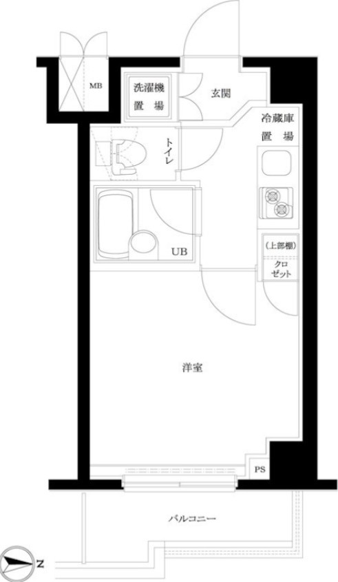 ルーブル住吉の間取り