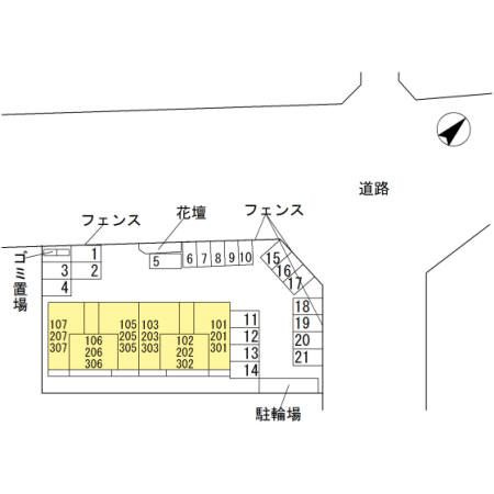 Ｓｅｊｏｕｒ　Ｌｕｃｅの区画図