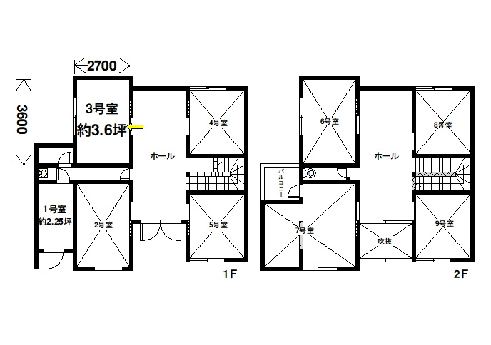 ならまち工房2の間取り