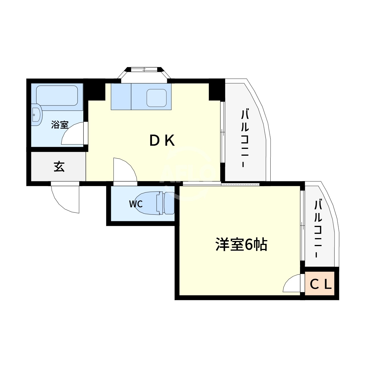ウエンズ緑橋の間取り|ウエンズ緑橋　間取り