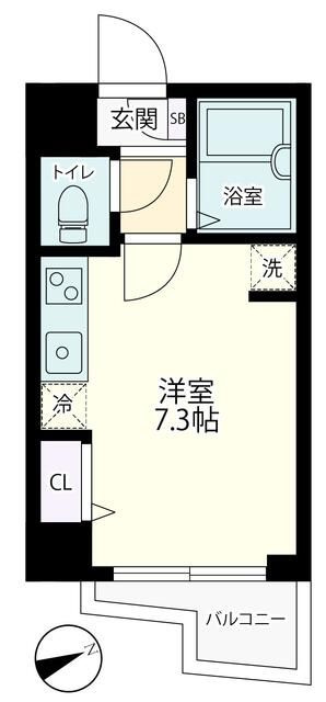 リブハピネス戸塚Ⅱの間取り