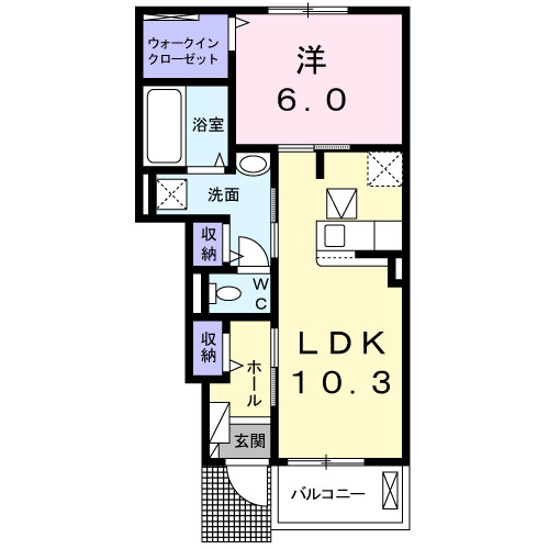 Ｖｉｏｌａ　Ｓｏｌｅ　東灘Ⅱの間取り|間取図