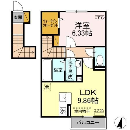 クランベール小山台の間取り