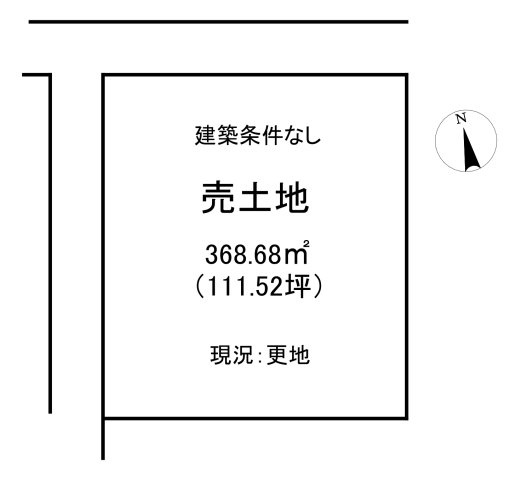 宇都宮市花房１丁目　土地の土地図