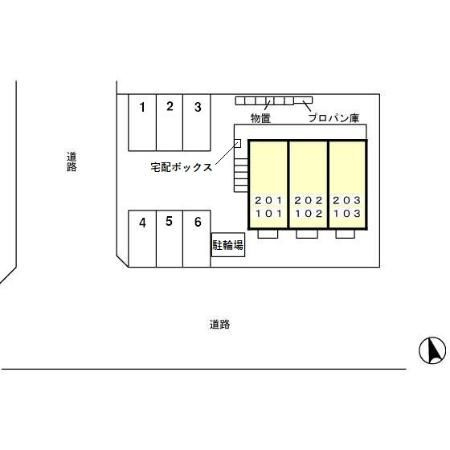 エザンスＴＨの区画図