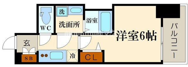 LC難波リオの間取り