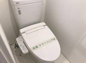 新品家具付きマンション千駄ヶ谷3(KaGood東京)のトイレ|シンプルで使いやすいトイレです