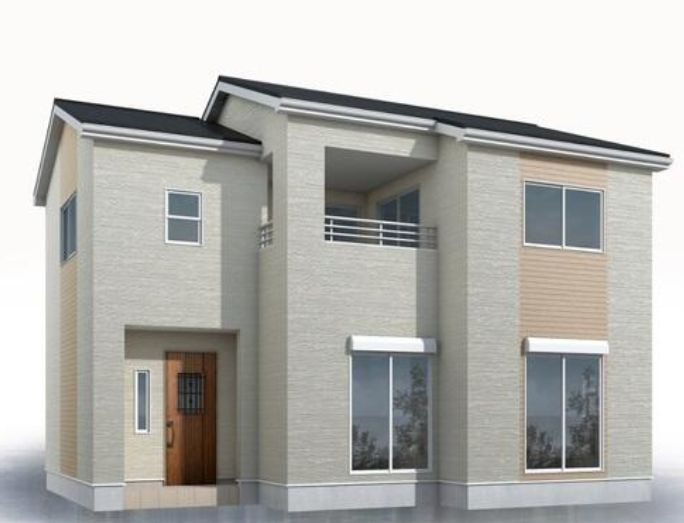 リーブルガーデンＳ吉岡町上野田第３　１号棟の外観パース|吉岡町上野田に新築住宅を建築中です！限定１棟！こちらの画像はイメージ画像になりますので参考としてご覧ください。お客様のご都合に合わせて同仕様の物件もご見学頂けます♪
お気軽にお問合せ下さい。