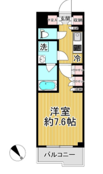 ルーブル武蔵中原参番館の間取り