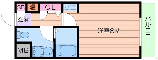 ペディマリー箕面Ⅱの間取り