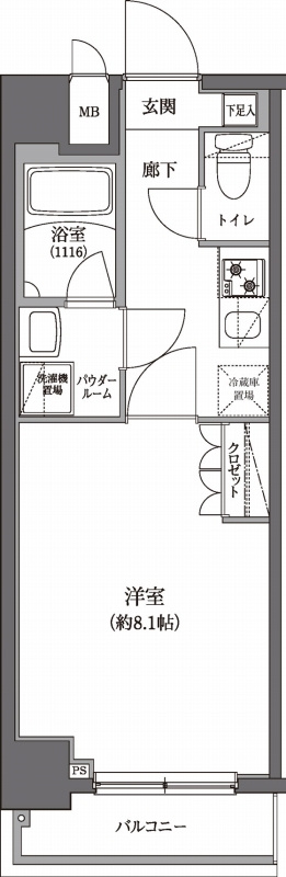 セジョリ墨田EASTの間取り