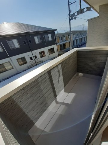 クラール松原町Ａのバルコニー|広々としたバルコニーです