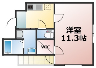 【間取り】 | フジパレス深江橋Ⅱ番館　仲介手数料無料
